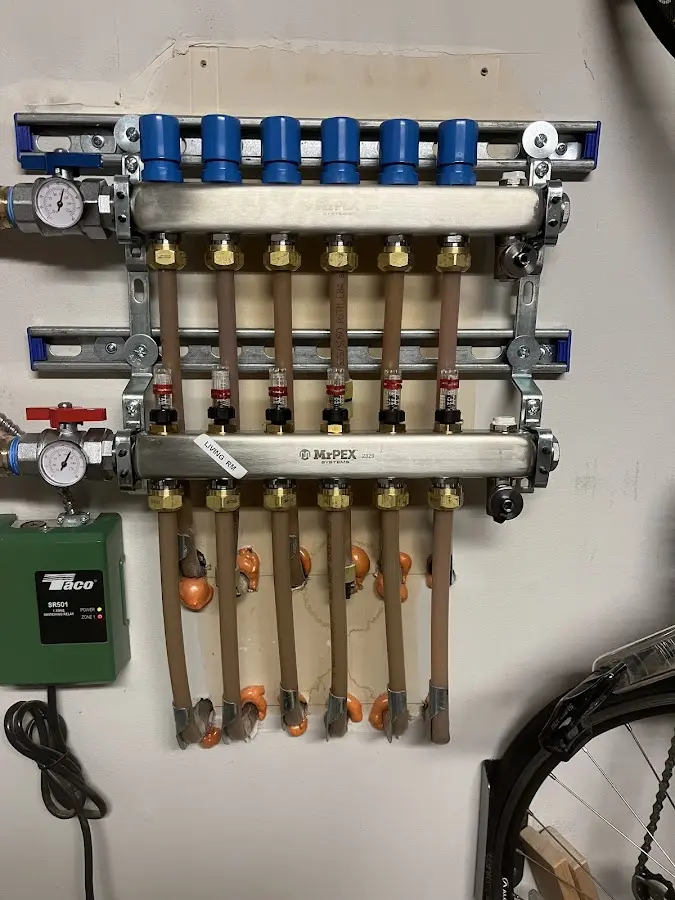 Plumber performing Gas Line Installation at a residential property in Hanover Park